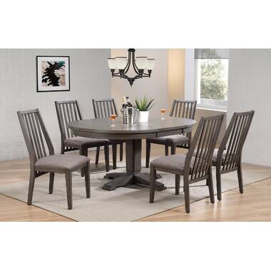 Padiham 5 piece extendable solid wood dining set new arrivals